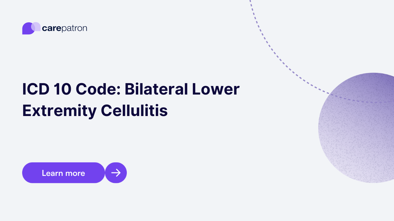 Bilateral Lower Extremity Cellulitis ICD10CM Codes 2023